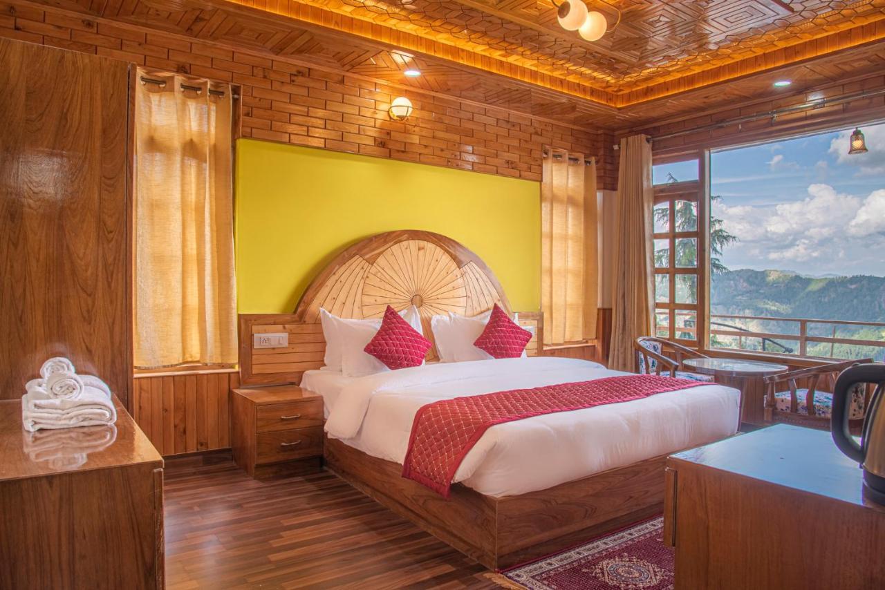 Hotel Wood Crista Kufri Near An Apple Orchard Exterior foto